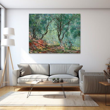 Monet Olive Tree Painting